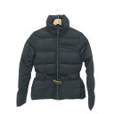 RALPH LAUREN ラルフローレン ベルト・バックル付 ダウンジャケット サイズ:9 ブラック レディース アウター 【中古】