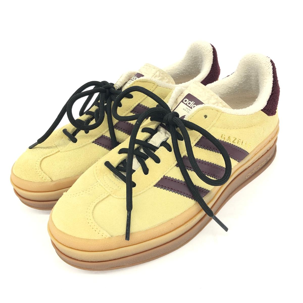 adidas アディダス ガゼルボールド スニーカー 未使用品 24.0 IF5937 イエロー スウェード レディース 靴 シューズ sneakers 【中古】のサムネイル