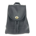 COACH オールドコーチ 9960 ミニリュック ブラック グラブタンレザー レディース リュックサック バックパック bag 鞄 【中古】