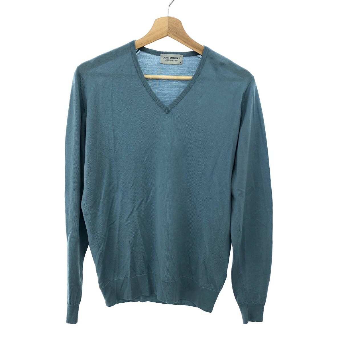 新品未使用JOHN SMEDLEY 水色 Vネックセーター 楽天市場】ジョンスメドレー Vネック(カラーブルー)(ニット