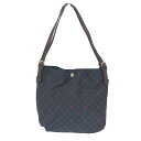 russet ラシット トートバッグ 美品 ネイビー ナイロン モノグラム レディース bag 鞄 【中古】
