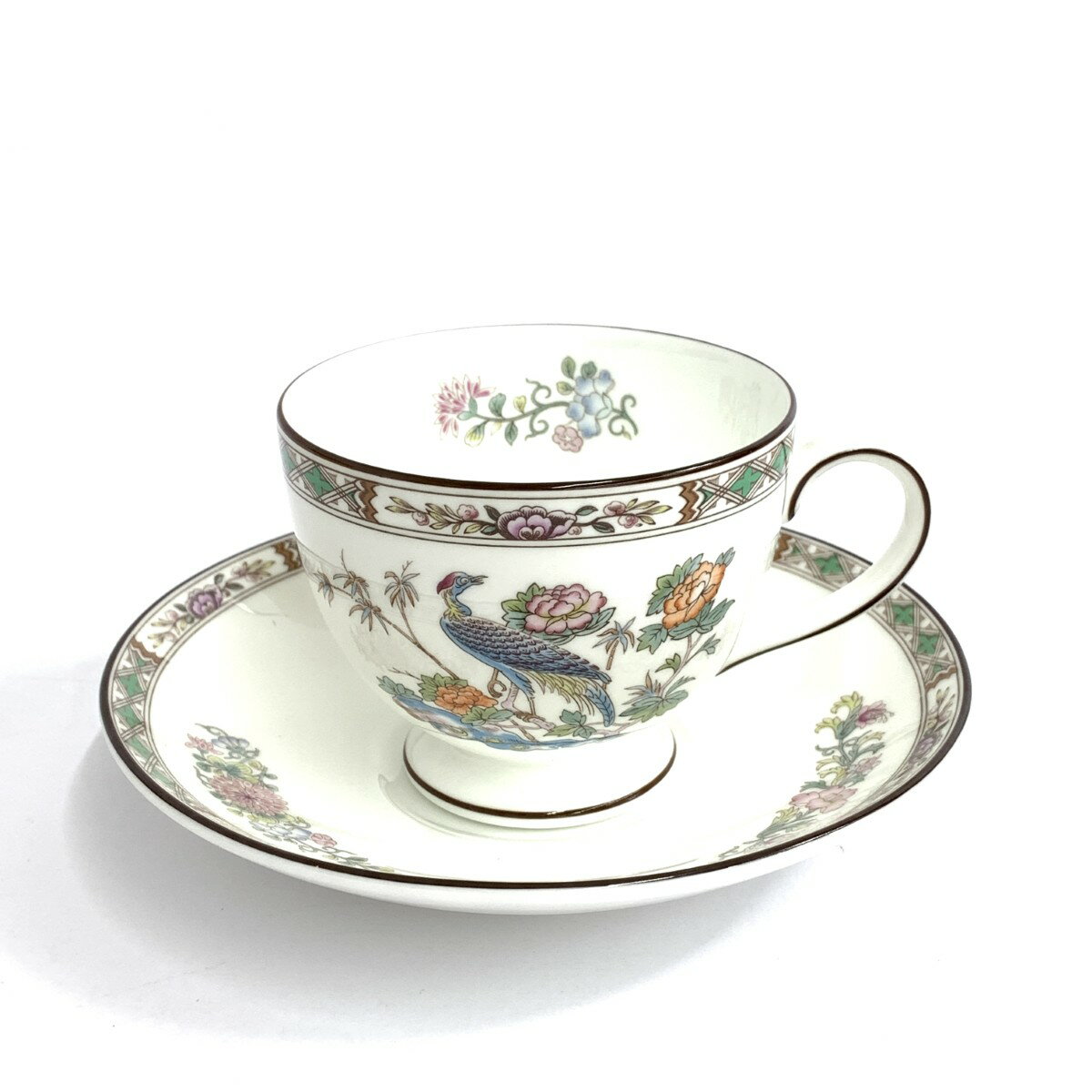 Wedgwood ウェッジウッド クタニクレーン カップ＆ソーサー 美品 ホワイト 洋食器 【中古】のサムネイル
