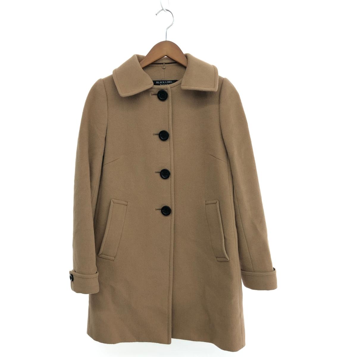 Paul Smith BLACK ポールスミスブラック ロングコート サイズ:38 ベージュ ウール レディース アウター 2WAY ノーカラ― 【中古】