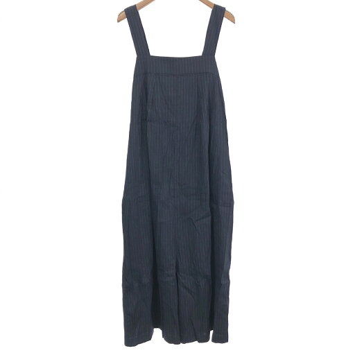BEARDSLEY ビアズリー ゆったりサロペット/ピンストライプ/リネン ワンピース サイズ:F BEZ1091509A0003 ネイビー レディース 【中古】 BEARDSLEY ビアズリー ゆったりサロペット/ピンストライプ/リネン ワンピース サイズ:F BEZ1091509A0003 ネイビー レディース 【中古】