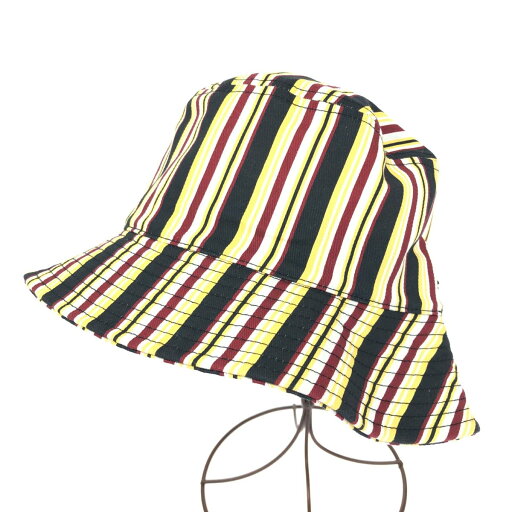 KANGOL カンゴール バケットハット 帽子 未使用品 L/XL マルチカラー 綿100% ストライプ ユニセックス 帽子 服飾小物 【中古】 KANGOL カンゴール バケットハット 帽子 未使用品 L/XL マルチカラー 綿100% ストライプ ユニセックス 帽子 服飾小物 【中古】