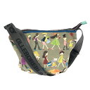 OLLEBOREBLA アルベロベロ ショルダーバッグ 美品 グレージュ 総柄 レディース 斜め掛け bag 鞄 【中古】