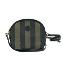 FENDI フェンディ ペカン ショルダーバッグ 美品 ブラック/ブラウン レディース ヴィンテージ 斜め掛け bag 鞄 【中古】