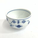 ROYAL COPENHAGEN ロイヤルコペンハーゲン ブルーフルーテッドプレイン 湯呑 576 ホワイト 和食器 【中古】