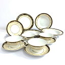 Wedgwood ウェッジウッド カップ&ソーサー4客・プレート20.5cm4枚・スープ皿4枚 食器セット 4客セット ホワイト 洋食器 【中古】