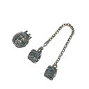 PANDORA パンドラ ブレスレット用ビーズ シルバーカラー ユニセックス 腕輪 バングル アクセサリー 【中古】
