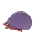 BEVINI ベヴィニ ショルダーバッグ パープル レザー レディース 斜め掛け bag 鞄 【中古】