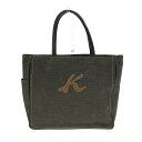 Kitamura キタムラ トートバッグ カーキ キャンバス レディース bag 鞄 【中古】