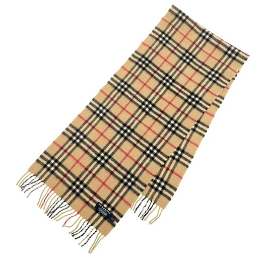 BURBERRY LONDON バーバリーロンドン マフラー 良好 ベージュ カシミヤ100% ノバチェック レディース イングランド製 服飾小物 【中古】 BURBERRY LONDON バーバリーロンドン マフラー 良好 ベージュ カシミヤ100% ノバチェック レディース イングランド製 服飾小物 【中古】