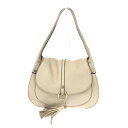 TREASURE TOPKAPI トレジャートプカピ トートバッグ ベージュ レザー レディース bag 鞄 【中古】