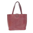 香鳥屋 カトリヤ リザード トートバッグ ボルドー レディース bag 鞄 【中古】
