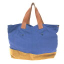 THE SUPERIOR LABOR ザシュペリオールレイバー トートバッグ ブラウン/ネイビー キャンバス ユニセックス bag 鞄 【中古】