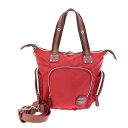 b−field ビーフィールド 3WAYバッグ 美品 レッド ナイロン レディース マルチウェイ トート ショルダー リュック bag 鞄 【中古】