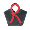 ROBERTA DI CAMERINO ロベルタディカメリーノ ハンドバッグ トートバッグ 良好 ブラック PVC レディース bag 鞄 Rハンドル 【中古】