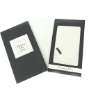 Christian Dior クリスチャンディオール ムッシュ ハンカチ 2枚セット 未使用品 ホワイト コットン エンブレムロゴ 刺繍 メンズ 【中古】