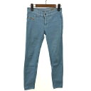 DIESEL ディーゼル ストレッチ デニム パンツ サイズ:25 ブルー レディース LIVIER ANKLE ボトムス 【中古】