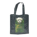 Harrods ハロッズ ショッピングトートバッグ トートバッグ 良好 ブラック PVC ユニセックス bag 鞄 犬柄 【中古】
