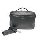 GOLD PFEIL ゴールドファイル ビジネスバッグ ブラック レザー 2室 メンズ 2WAY ショルダー ブリーフケース bag 書類鞄 A4 【中古】(4)
