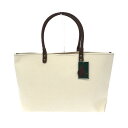 EVERNEW エバニュー トートバッグ 未使用品 アイボリー キャンバス ユニセックス bag 鞄 【中古】