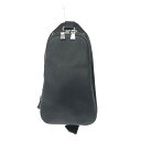 aniary アニアリ ボディバッグ 良好 ブラック レザー ユニセックス ウエストポーチ bag 鞄 【中古】