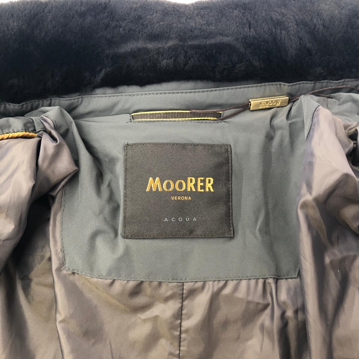 MOORER ムーレー MORRIS-KN1 ダウンコート 良好 サイズ:46 グレー メンズ アウター 【中古】