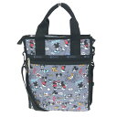 LeSportsac レスポートサック×ディズニー ショルダーバッグ 良好 ブルー レディース 斜め掛け bag 鞄 【中古】