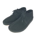 Clarks クラークス デザートブーツ ブーツ 未使用品 表記サイズ:US8 ブラック スエード メンズ 靴 シューズ boots ワークブーツ 【中古】