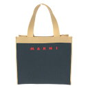 MARNI マルニ ショッピングバッグ トートバッグ 良好 SHMQ0045A0 ブラック/ベージュ レディース bag 鞄 【中古】