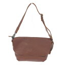 AMERICAN RAG CIE アメリカンラグシー ショルダーバッグ 良好 ブラウン レザー ユニセックス 斜め掛け bag 鞄 【中古】