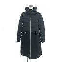 HERNO ヘルノ ドッキング ダウンコート 大きいサイズ:42 31086-29334-2 ブラック レディース アウター 【中古】