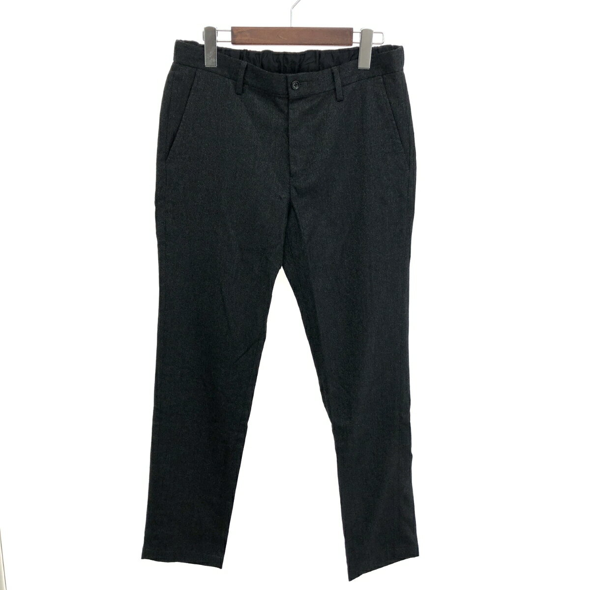 green label グリーンレーベルリラクシング フラノヘリンボーンナローユーティリティー パンツ 良好 M 3214-155-3336 グレー メンズ 【中古】