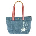 COACH コーチ デニム トートバッグ C8292 ブルー キャンバス ユニセックス bag 鞄 【中古】