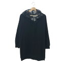 RED VALENTINO レッドヴァレンティノ レースフーディスウェット ワンピース 良好 サイズ:S ブラック レディース トップス 【中古】(4)