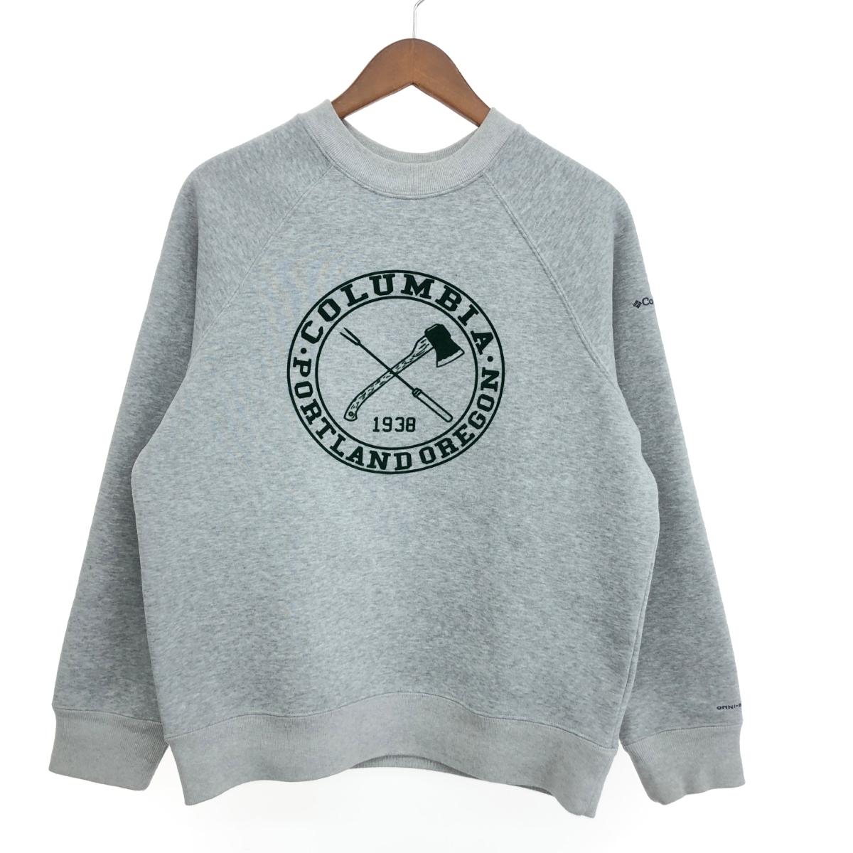 Columbia コロンビア フォレストトゥサンクチュアリ スウェット サイズ:L グレー レディース トップス 【中古】