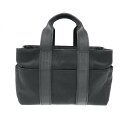 HERMES エルメス アカプルコ トワルシェブロン トートバッグPM ブラック レディース bag 鞄 【中古】