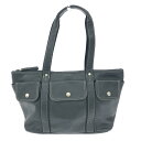 LONGCHAMP ロンシャン トートバッグ ブラック レザー レディース bag 鞄 【中古】