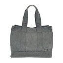 PORTER ポーター スモーキー トートバッグ 良好 ブラック キャンバス ユニセックス bag 鞄 【中古】