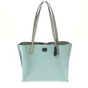 COACH コーチ ウィロウ トートバッグ 良好 C0692 ブルー レザー レディース bag 鞄 【中古】(4)