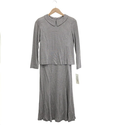 pierre cardin ピエールカルダン 千鳥格子 カットソー&スカート サイズ:M ピンク レディース 上下セット セットアップ 長袖 【中古】 pierre cardin ピエールカルダン 千鳥格子 カットソー&スカート サイズ:M ピンク レディース 上下セット セットアップ 長袖 【中古】