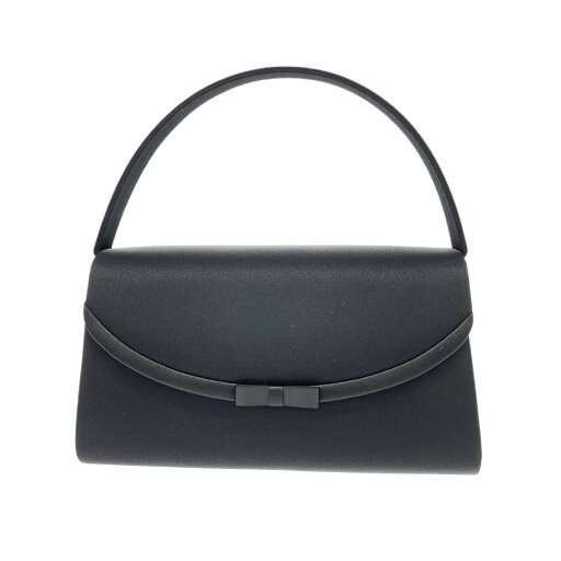 IWASA イワサ ハンドバッグ ブラック サテン レディース フォーマル 冠婚葬祭 bag 鞄 【中古】 IWASA イワサ ハンドバッグ ブラック サテン レディース フォーマル 冠婚葬祭 bag 鞄 【中古】
