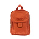 BENETTON ベネトン ミニ リュック 良好 オレンジ テラコッタ ナイロン ロゴ刺繍 レディース ヴィンテージ bag 鞄 【中古】