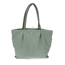 Legato Largo レガートラルゴ トートバッグ 美品 グリーングレー ナイロン レディース bag 鞄 【中古】
