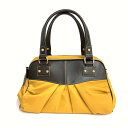 Montana モンタナ ハンドバッグ 良好 イエロー ナイロン レディース bag 鞄 マスタード 【中古】(4)