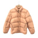 MONCLER モンクレール ダウンジャケット サイズ:1 ピンク 茶タグ レディース アウター 【中古】
