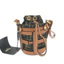 FENDI フェンディ ステップアウト ナノ ショルダーバッグ 新品同様 ブラウン ズッカ柄 レディース 斜め掛け bag 鞄 【中古】(4)