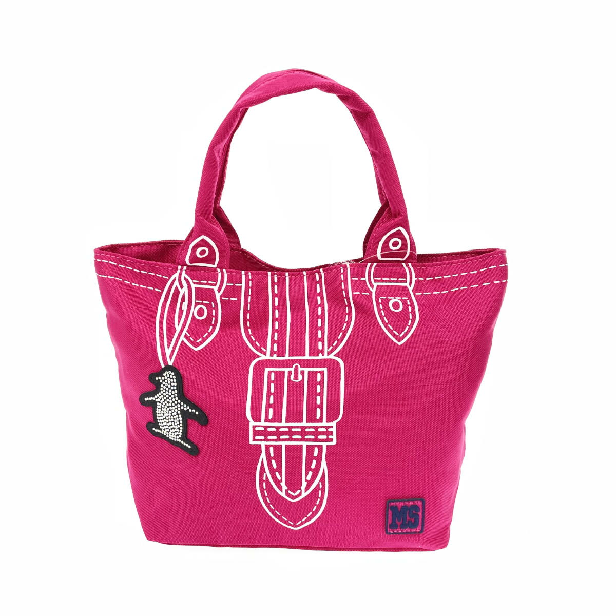 ★楽天スーパーセール対象★ Munsingwear マンシングウェア ハンドバッグ 未使用品 フューシャピンク キ..